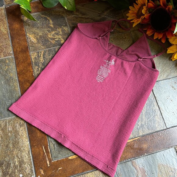 Free People “Intimately” Camisole Top in Cabernet - Picture 8 of 13